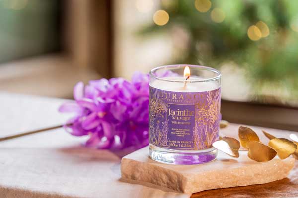 Perfumed handmade Candle 180 gr 6.34 oz Wild Hyacinth