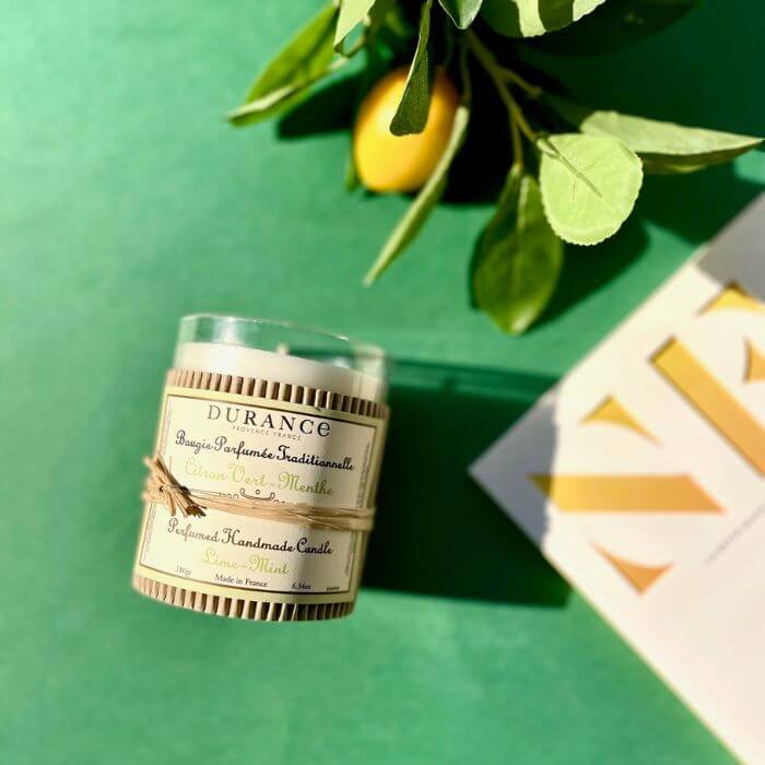 Bougie Parfumée Citron Vert Menthe