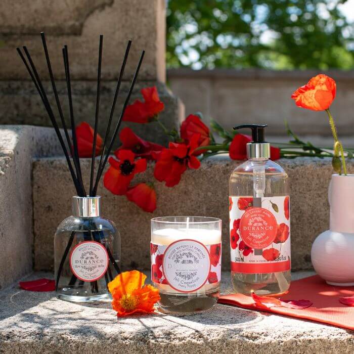 Bougie Parfumée Naturelle Joli Coquelicot