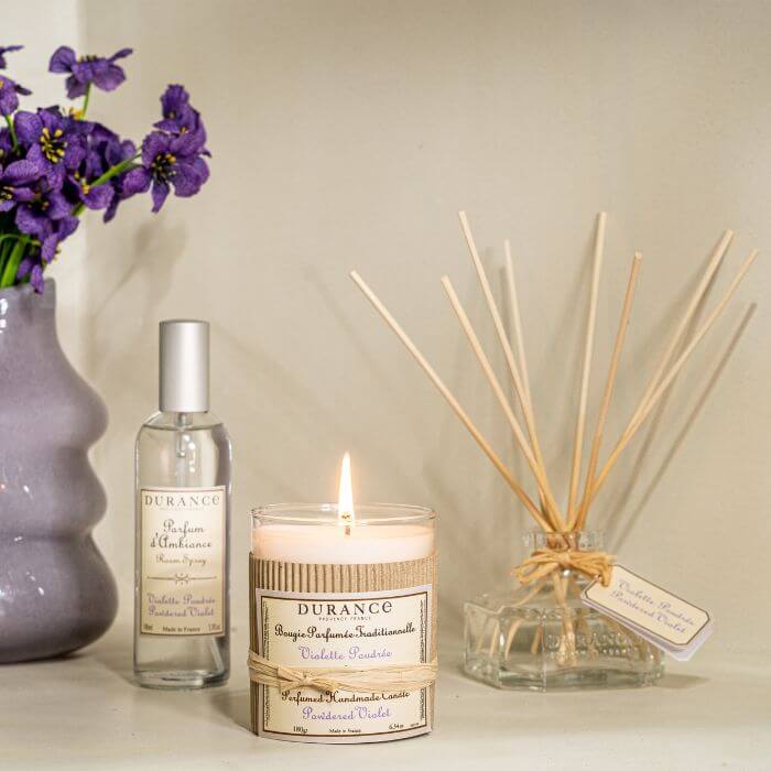 Bougie Parfumée Violette Poudrée